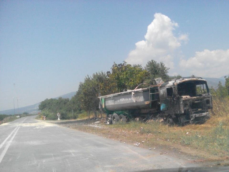 Τροχαίο ατύχημα στο Ν.Μυλότοπο Γιαννιτσών (ΕΙΚΟΝΕΣ)